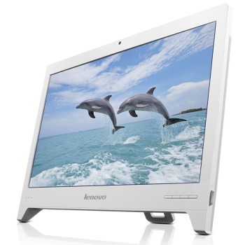 联想c245 18.5英寸一体电脑(e1-1200 2g 500g dvd刻录 dos)白色图片2