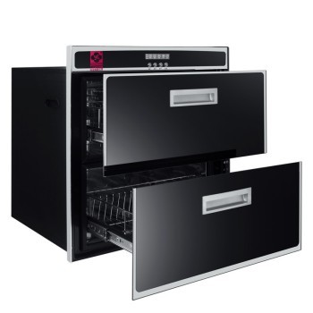 wonderflower烟机灶具消毒柜 双风轮免洗油烟机 不锈钢