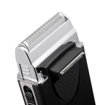 > 朗威rs709充电式往复单刀头电动剃须刀 黑色原图