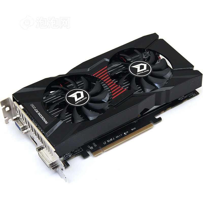 迪兰r7 250 酷能 2g dc v2 850/4500 2gb/128bit gddr5显卡图片7