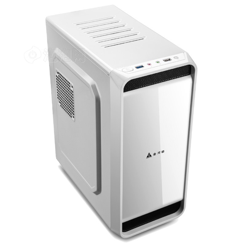 金河田预见a1 mini珍珠白机箱  额定270w 省师傅3700电源(优惠套装)