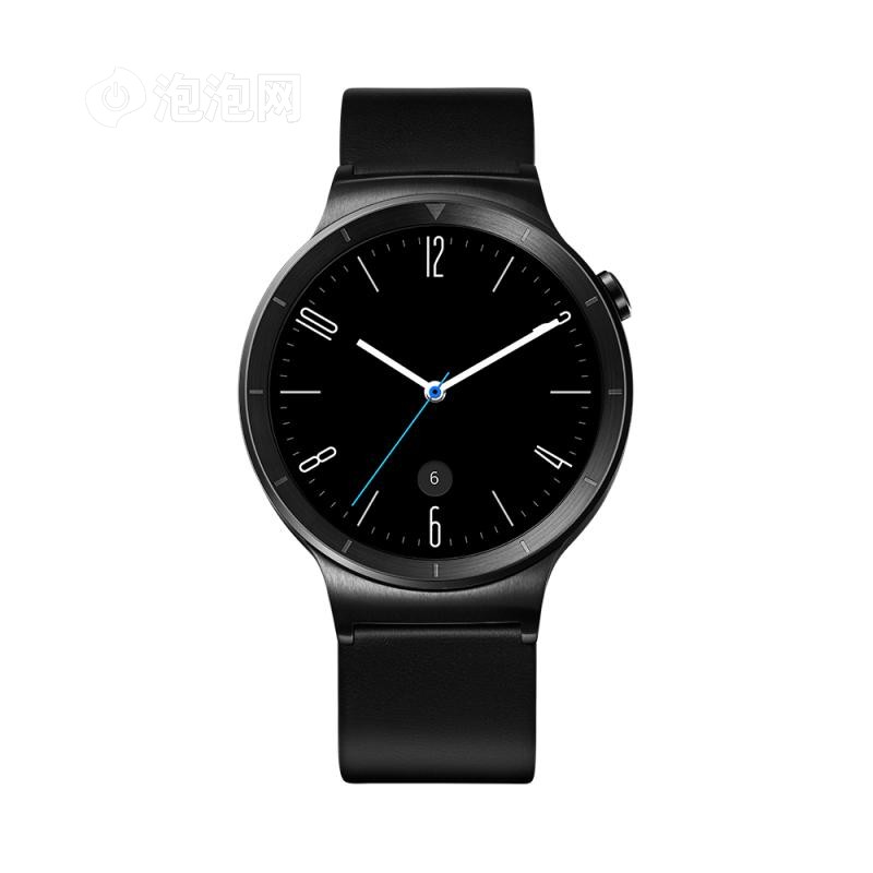 华为huawei watch 华为手表 动感系列(曜石黑) 黑色平尾真皮表带图片5