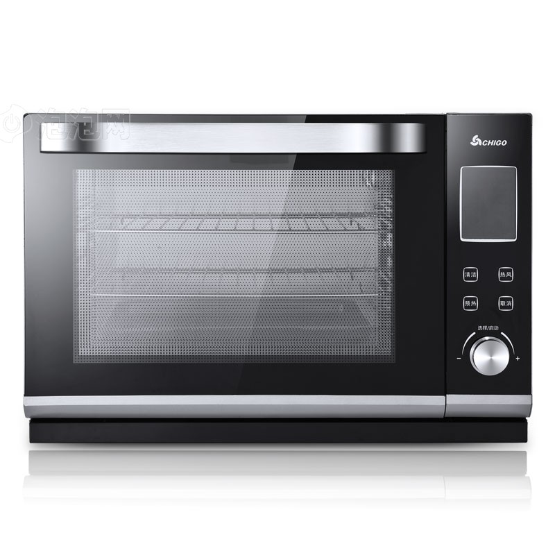 志高wz-f21001s 28l电子式热风循环集蒸烤消毒一体 家用多功能蒸烤炉