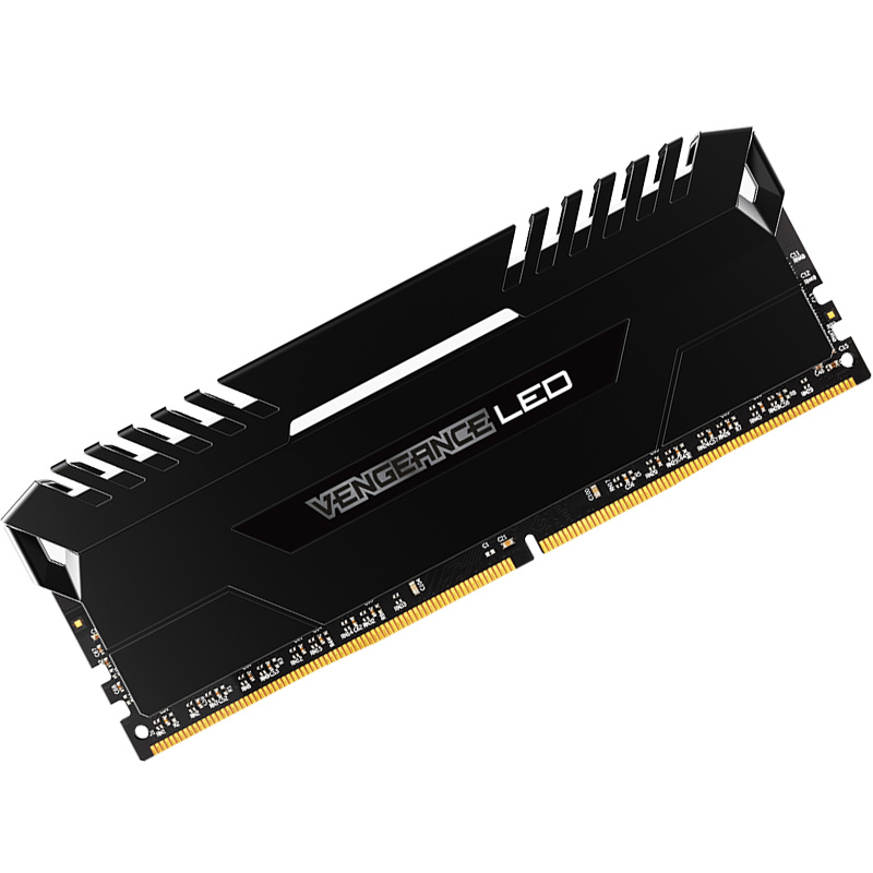 海盗船复仇者led灯条 ddr4 2666 32gb(16gx2条) 台式机内存 白光图片4