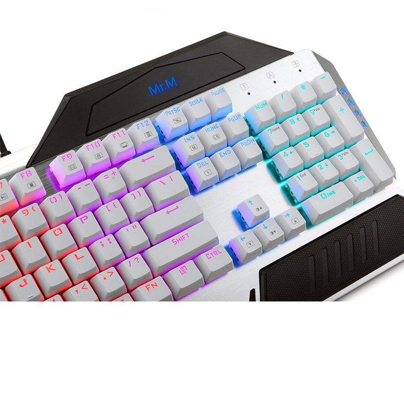 海尔mr.m 系列 a600-m2b 机械键盘 游戏键盘 黑轴 幻彩混光图片4