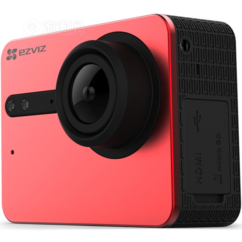 萤石s5运动相机(红色) 智能运动摄像机 4k高清数码相机 户外航拍潜水