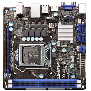 华擎(asrock h61mv-itx 主板(intel h61/socket 1155)图片1