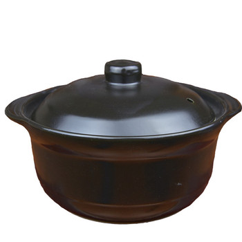 其他康百佳 9号 2000ml/2l 锂瓷中煲 砂锅 汤锅 煲汤 炖锅 黑色图片1