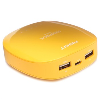 品胜宝盒 双usb 移动电源/充电宝 6000毫安 芒果黄图片4